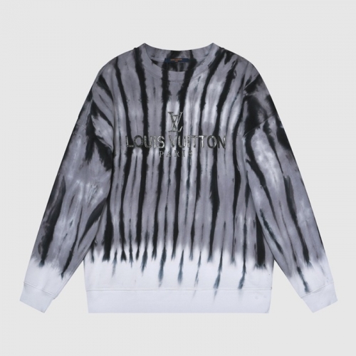 ルイヴィトンユニセックスカジュアルコットンスウェットシャツu03601ブラック