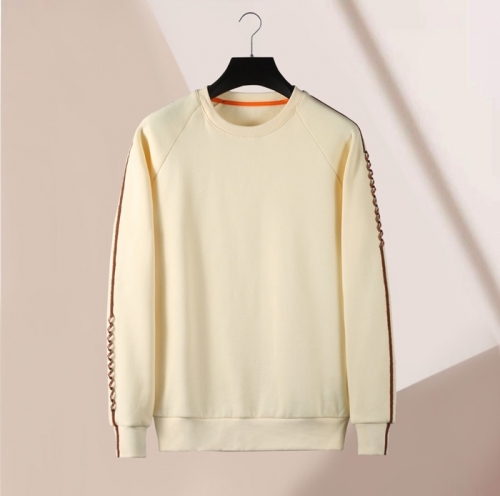 エルメスメンズカジュアルコットンフーディr0693アイボリー