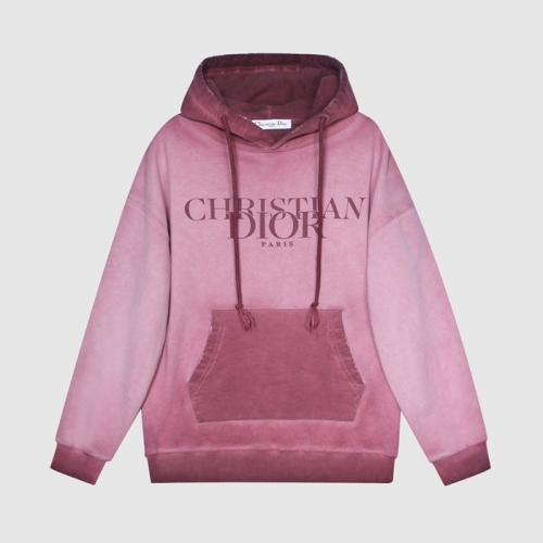 ディオールユニセックスカジュアルコットンフーディo01457ピンク