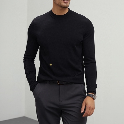 ディオールメンズレトロタートルネックセーターo01459ブラック