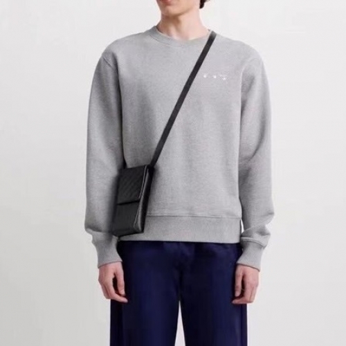 オフホワイトユニセックスオーバーサイズフーディf0792グレー