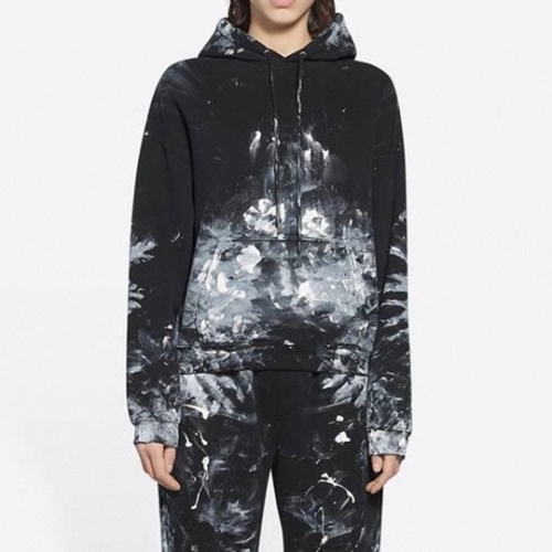 バレンシアガユニセックスコットンフーディl01194ブラック