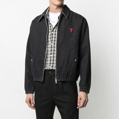 アミメンズカジュアルウールジャケット0200ブラック