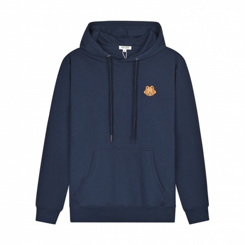 ケンゾーメンズシグネチャータイガーコットンフーディn0158ネイビー