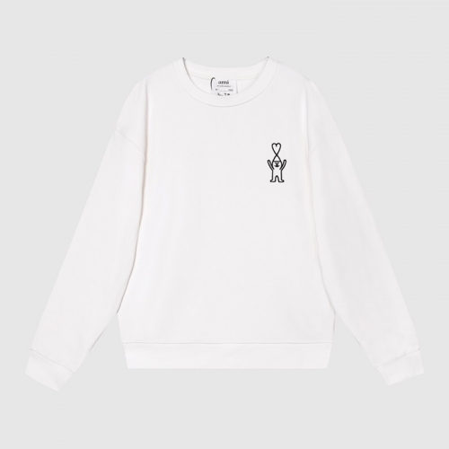 --アミメンズコットンスウェットシャツ0203アイボリー