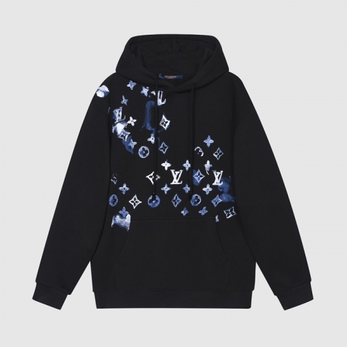 ルイヴィトンメンズカジュアルコットン長袖Tシャツu03625ブラック