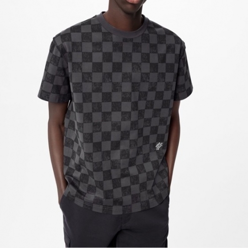 ルイヴィトンメンズ半袖Tシャツu03631ブラック