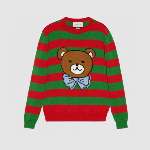 -グッチユニセックスクルーネックセーターc04111グリーン