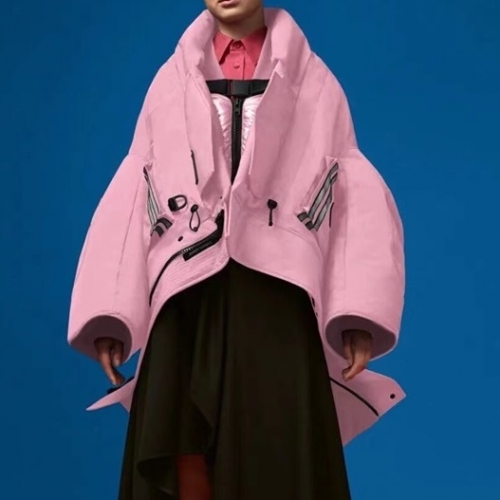 カナダグースレディースパッチカジュアルダックダウンパーカーn0360ピンク