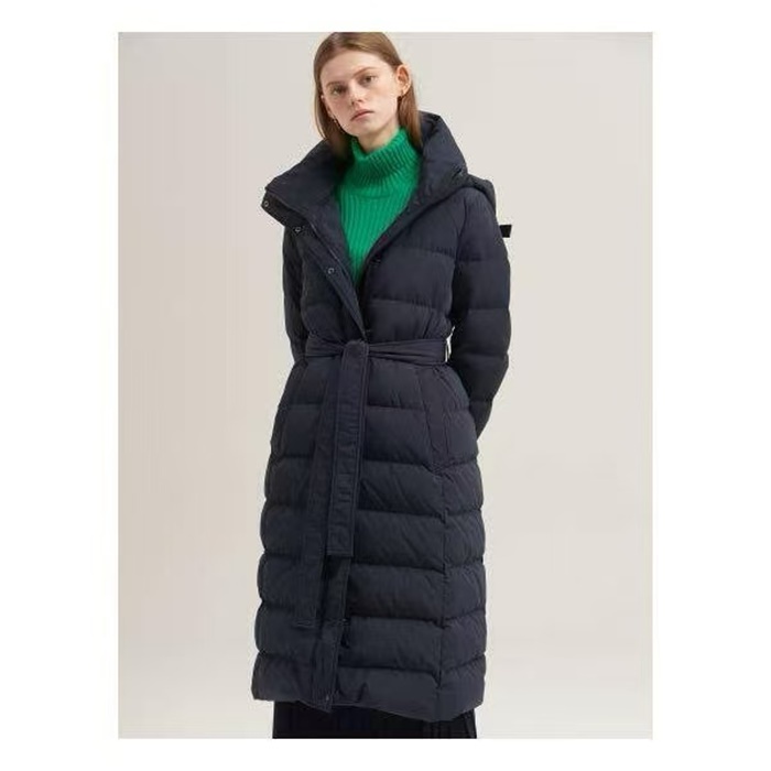 バーバリーレディースブラックロングパディングu04153