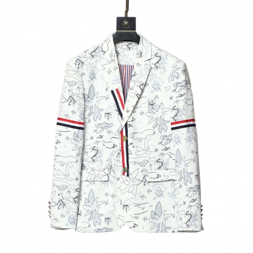 トムブラウンメンズカジュアルコットンスーツジャケットm01450ホワイト