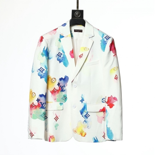 ルイヴィトンメンズスーツジャケットu03654ブルー