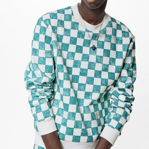 ルイヴィトンメンズカジュアルコットンスウェットシャツu03660グリーン