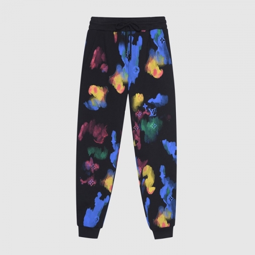 ルイヴィトンメンズカジュアルパンツu03665ブラック