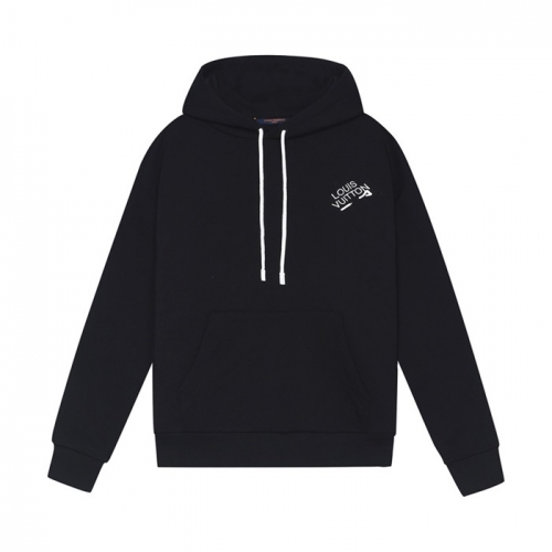 ルイヴィトンメンズカジュアルコットン長袖Tシャツu03683ブラック