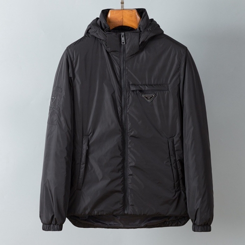 プラダメンズカジュアルダックダウンパディングa02437ブラック