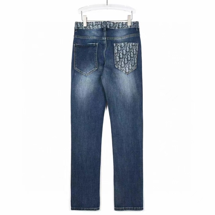 ディオールメンズカジュアルコットンパンツo01513ブルー