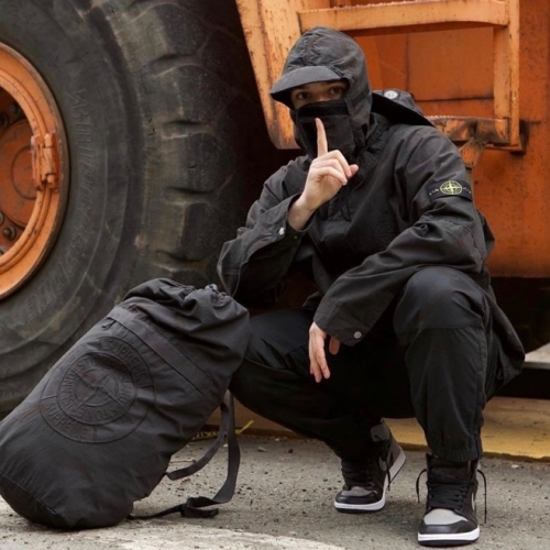 ストーンアイランドメンズベーシックカジュアルジャケットo0367ブラック