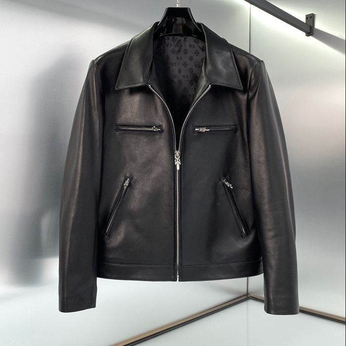 クロムハーツメンズレザージャケットr0426