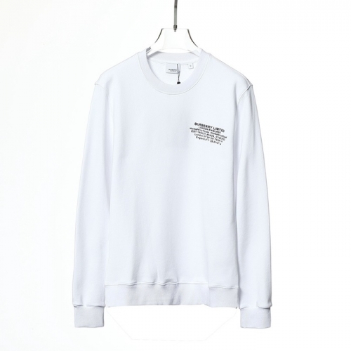 バーバリーユニセックスカジュアルコットンスウェットシャツr04169ホワイト