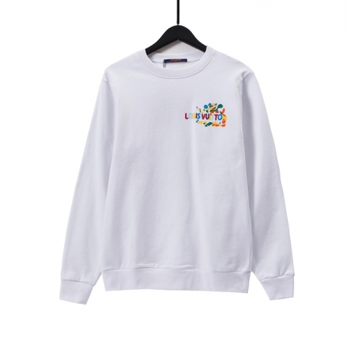 ルイヴィトンメンズカジュアルコットンスウェットシャツu03710ホワイト