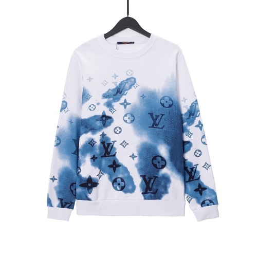 ルイヴィトンメンズカジュアルコットンスウェットシャツu03712ホワイト