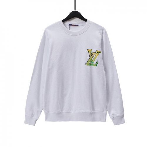 ルイヴィトンメンズカジュアルコットンスウェットシャツu03713ホワイト