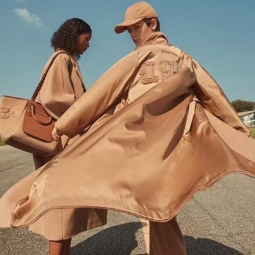 マックスマーラレディーストレンチコートx81キャメル