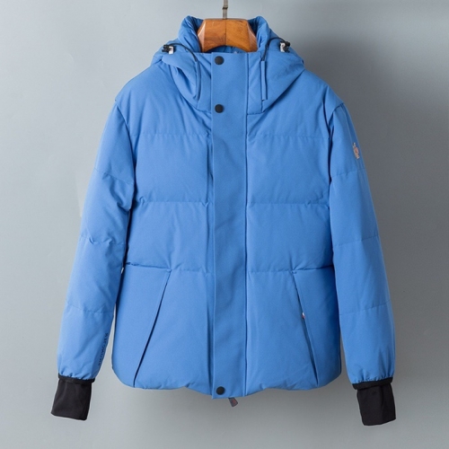 モンクレールユニセックスパッチモダンダウンパディングc02329ブルー