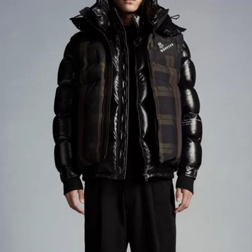 モンクレールメンズパッチモダンダックダウンパディングベストc2337