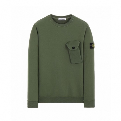 /--ストーンアイランドメンズコットンスウェットシャツo0365カーキ
