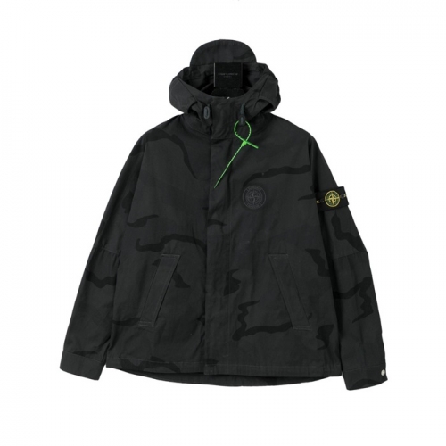 ストーンアイランドメンズベーシックカジュアルジャケットo0366ブラック