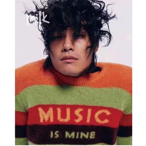 -グッチユニセックスクルーネックセーターc04445グリーン