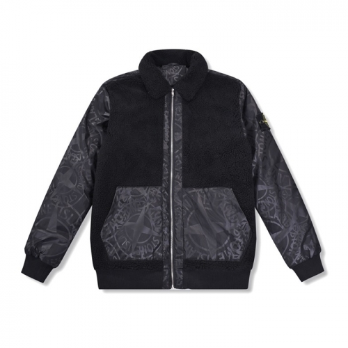 ストーンアイランドメンズベーシックカジュアルジャケットo0382ブラック