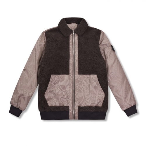 ストーンアイランドメンズベーシックカジュアルジャケットo0383キャメル