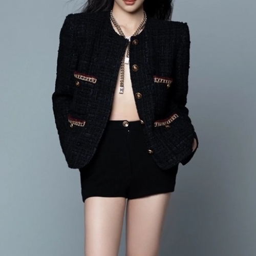 シャネルレディースカジュアルジャケットl0806ブラック