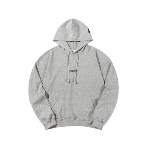 ヴェトモンユニセックスオーバーサイズコットンフーディt0222グレー