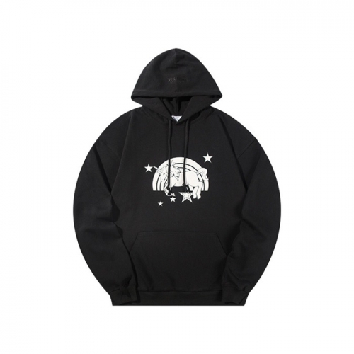 ヴェトモンユニセックスオーバーサイズコットンフーディt0224ブラック