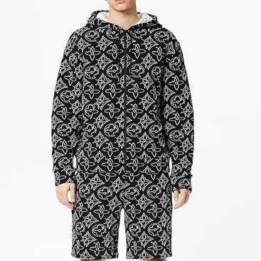 ルイヴィトンメンズカジュアルコットン長袖Tシャツu05350ブラック