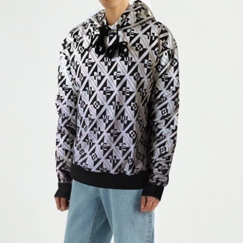 ウェルダンユニセックスレトロフーディl0030ブラック