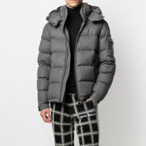 モンクレールユニセックスパッチモダンダウンパディングc02345グレー