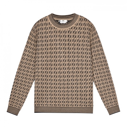 -ェンディメンズクルーネックウールセーターn01074キャメル