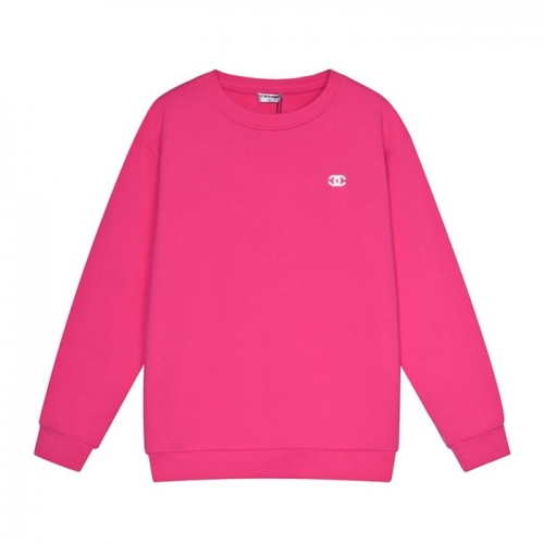 -シャネルレディースクルーネック長袖Tシャツl0810ピンク