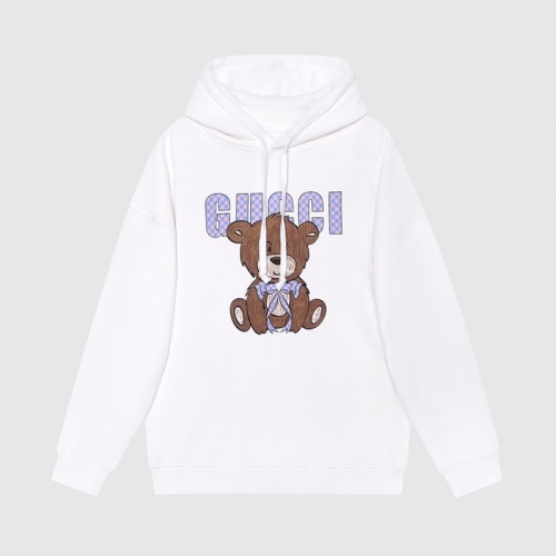 グッチユニセックスカジュアルフーディc04452ホワイト