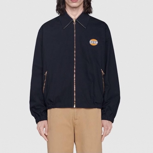 グッチメンズカジュアルジャケットc4454ネイビー