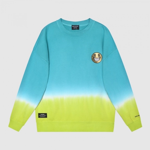 バッドマンデーユニセックスオーバーサイズコットンスウェットシャツd0042グリーン