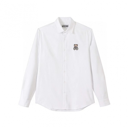 モスキーノユニセックスコットンシャツs0210ホワイト