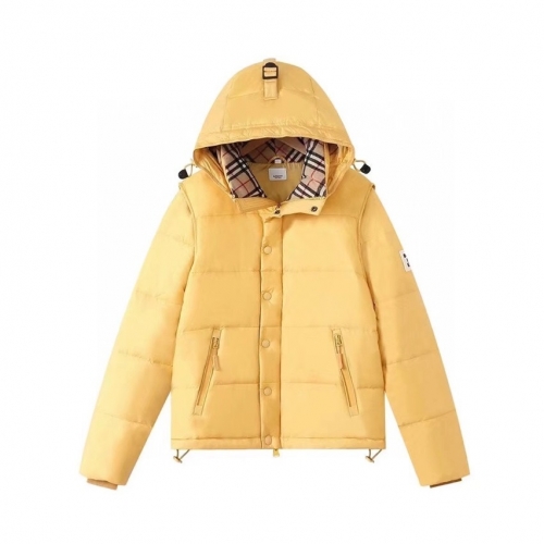 バーバリーユニセックスカジュアルダックダウンパディングr04208イエロー