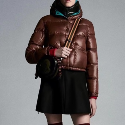 モンクレールレディースパッチモダンダウンロングパディングc02366キャメル