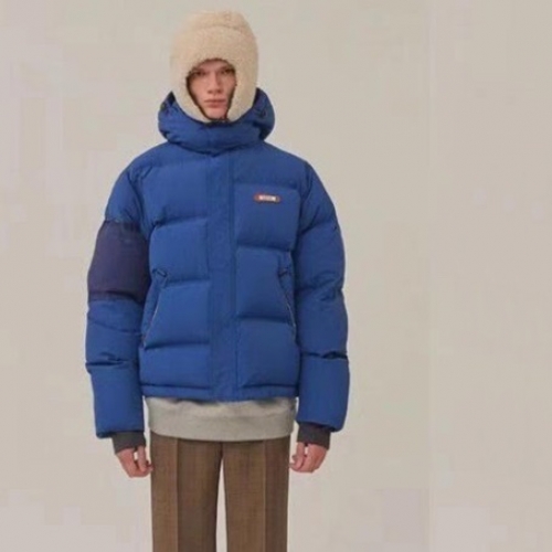 アダーユニセックスパッチモダンダウンパディングe0067(A1A3)ブルー